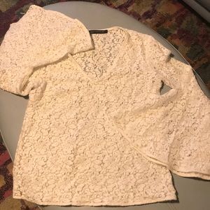 Vintage Hippie Bell Sleeve Lace Top